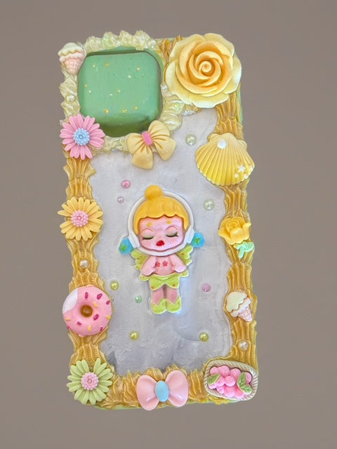 Enchanted Pastel Fairy Phone Case – 3D Deco Whip for iPhone 16 Pro Max