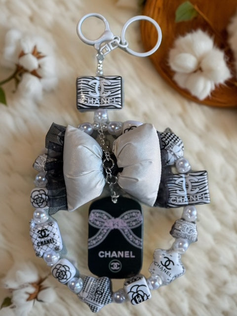 Parisian Couture Bow Keychain
