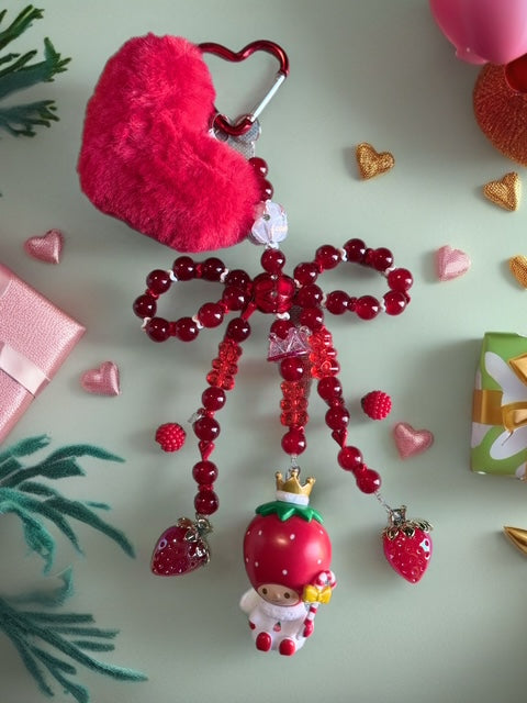 Strawberry Prince Keychain